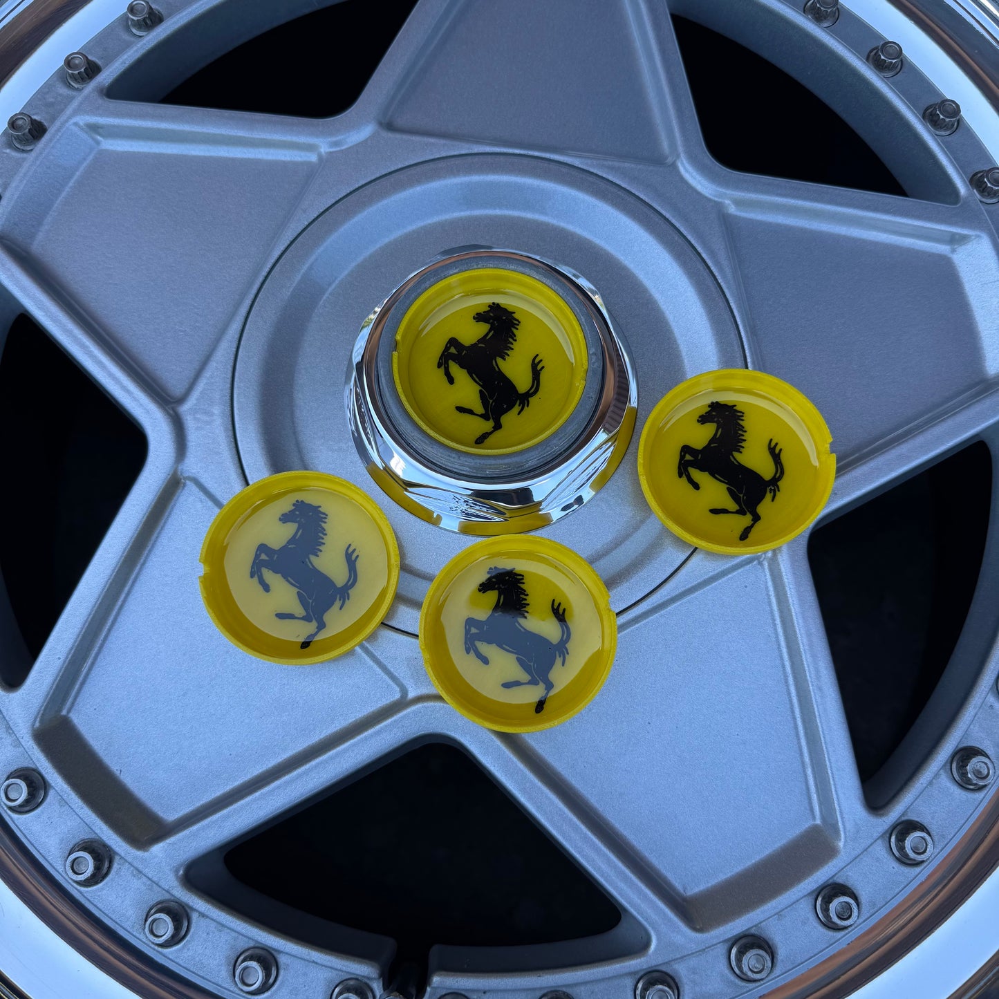 Autostrada Modena logos “ferrari”