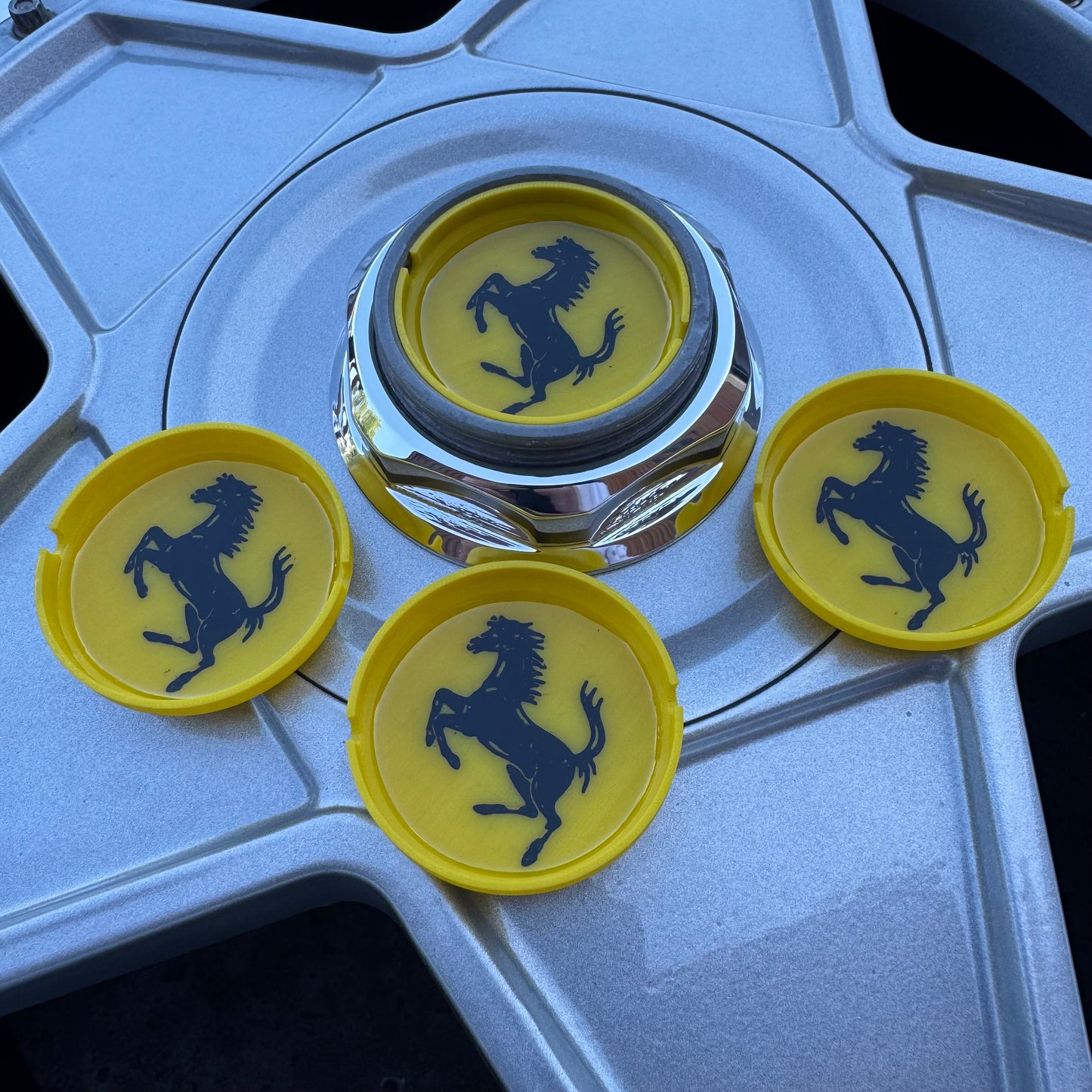 Autostrada Modena logos “ferrari”