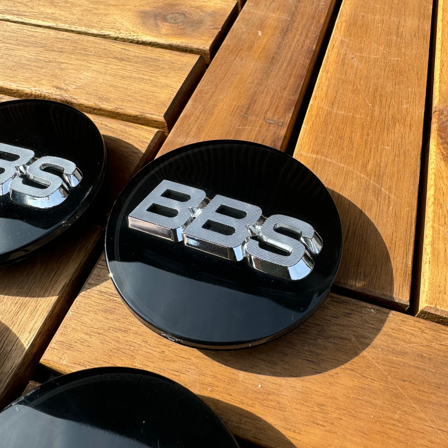 BBS RS LM rz center caps logos 3d 70mm black silver 56.24.073 set of 4
