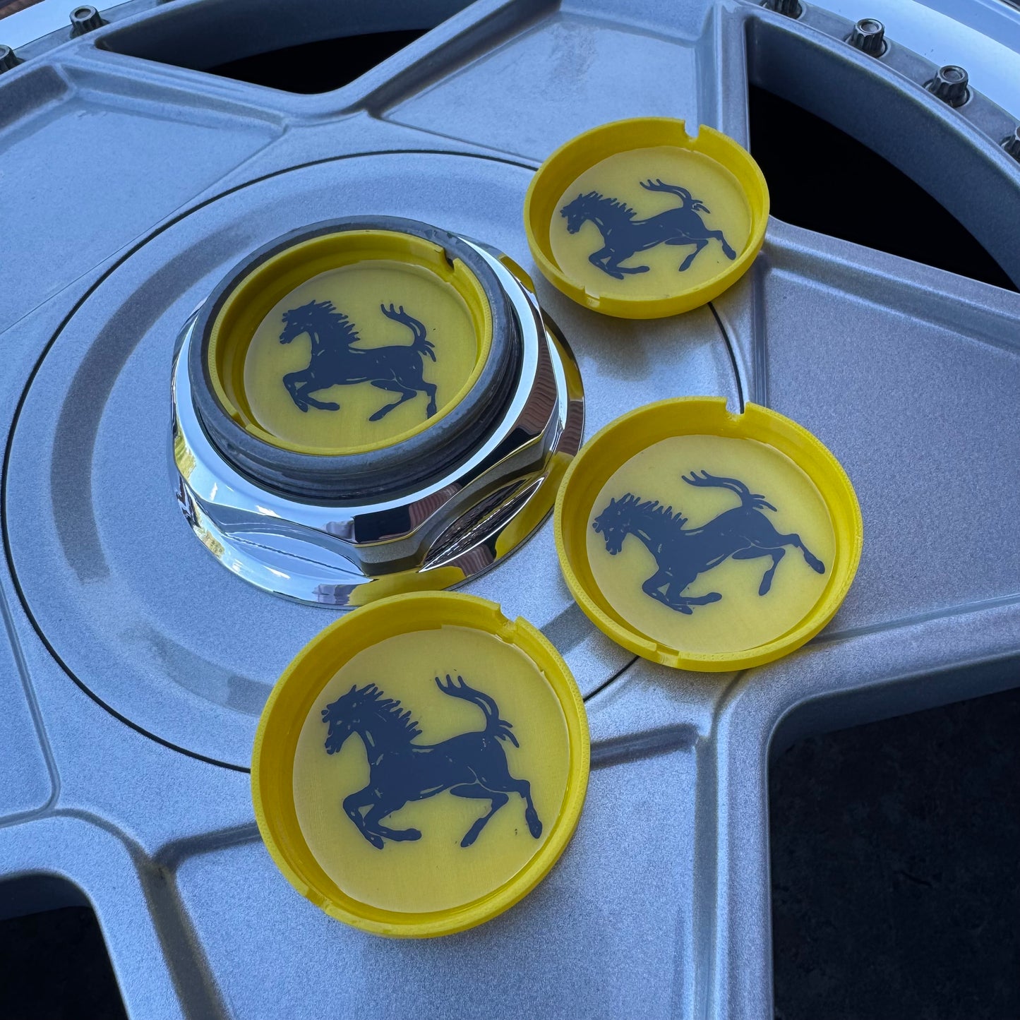 Autostrada Modena logos “ferrari”