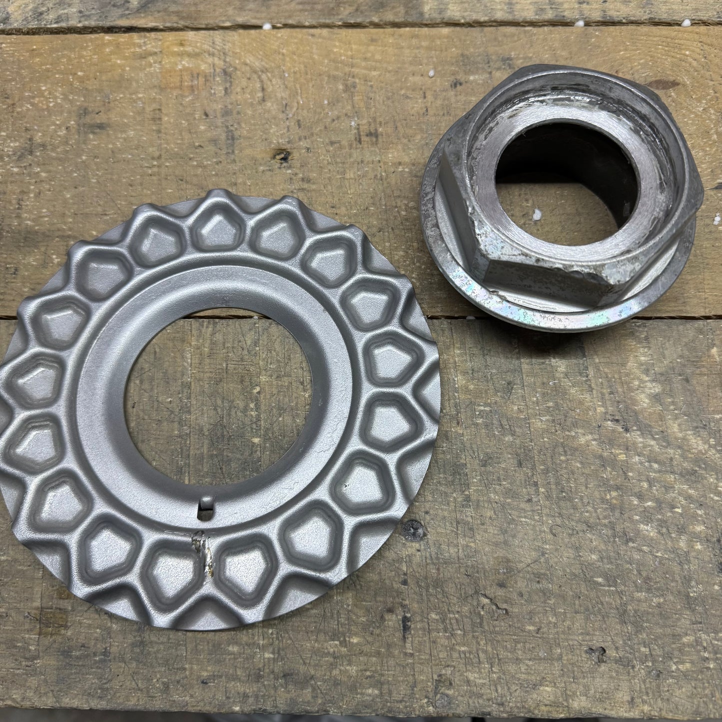 BBS RS 16/17 Aluminum hex + waffle