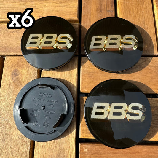 (6 sets) BBS RS LM rz center caps logos 3d 70mm 56.24.073