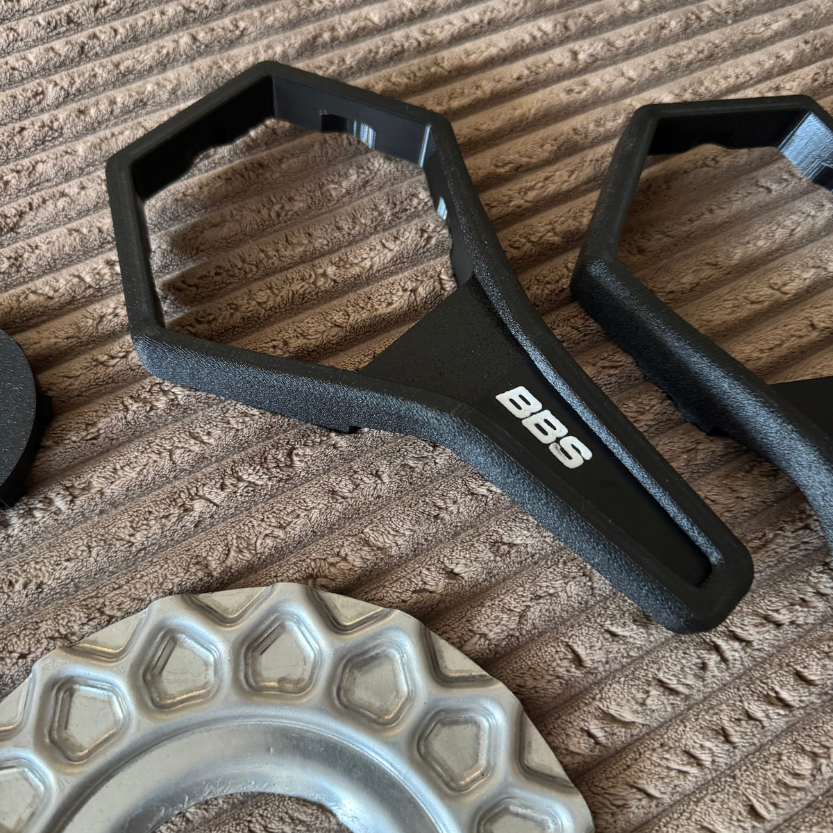 Rs waffle + 2 tools + logos black/silver