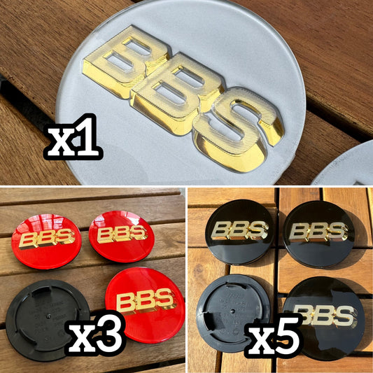 (9 sets) BBS RS LM rz center caps logos 3d 70mm 56.24.073